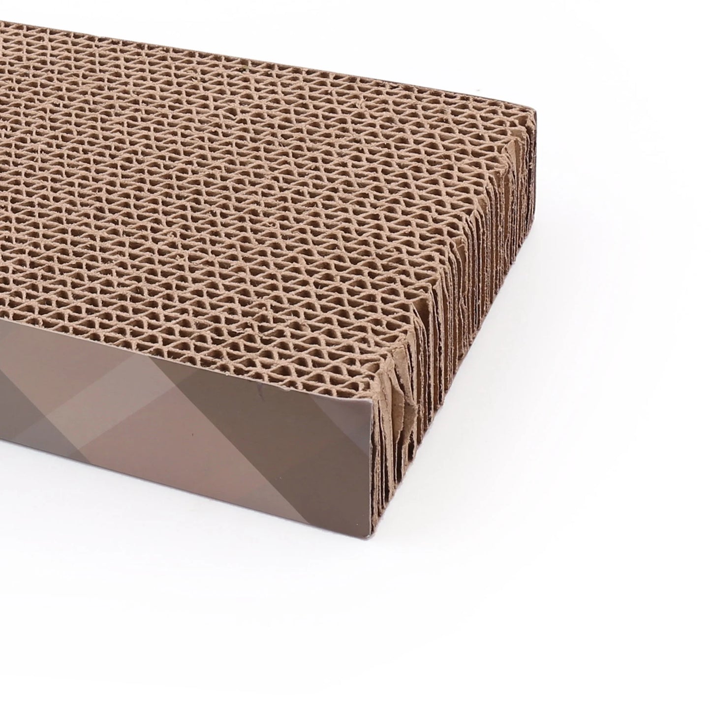 2 Small Cat Scratcher Cardboard with Catnip, 15.8X4.8 In